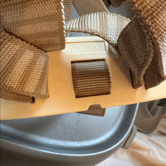 STOKKE Tripp Trapp Grey Baby Set with Tray & Straps High Chair Gray Infant Seat - Picture 15 of 16